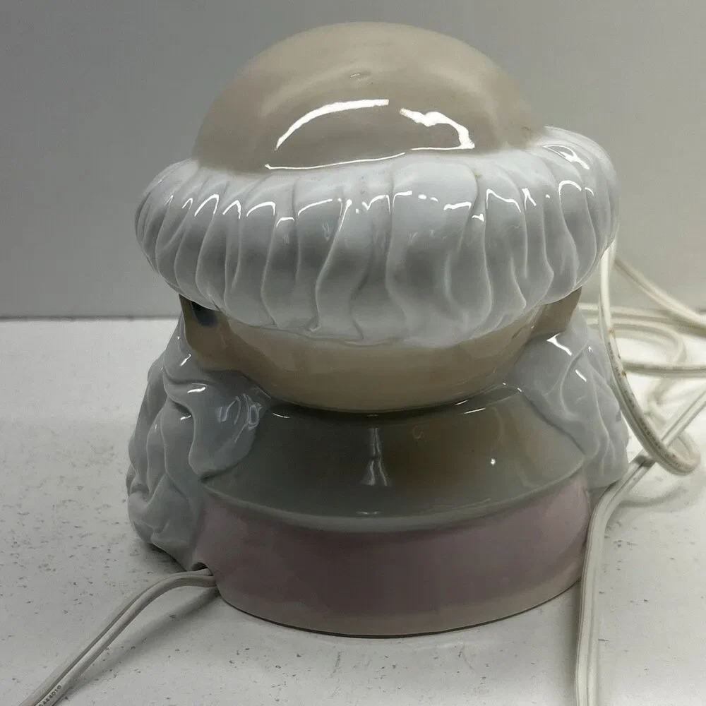 Vintage Santa‎ Claus Head Night Light Christmas Decor